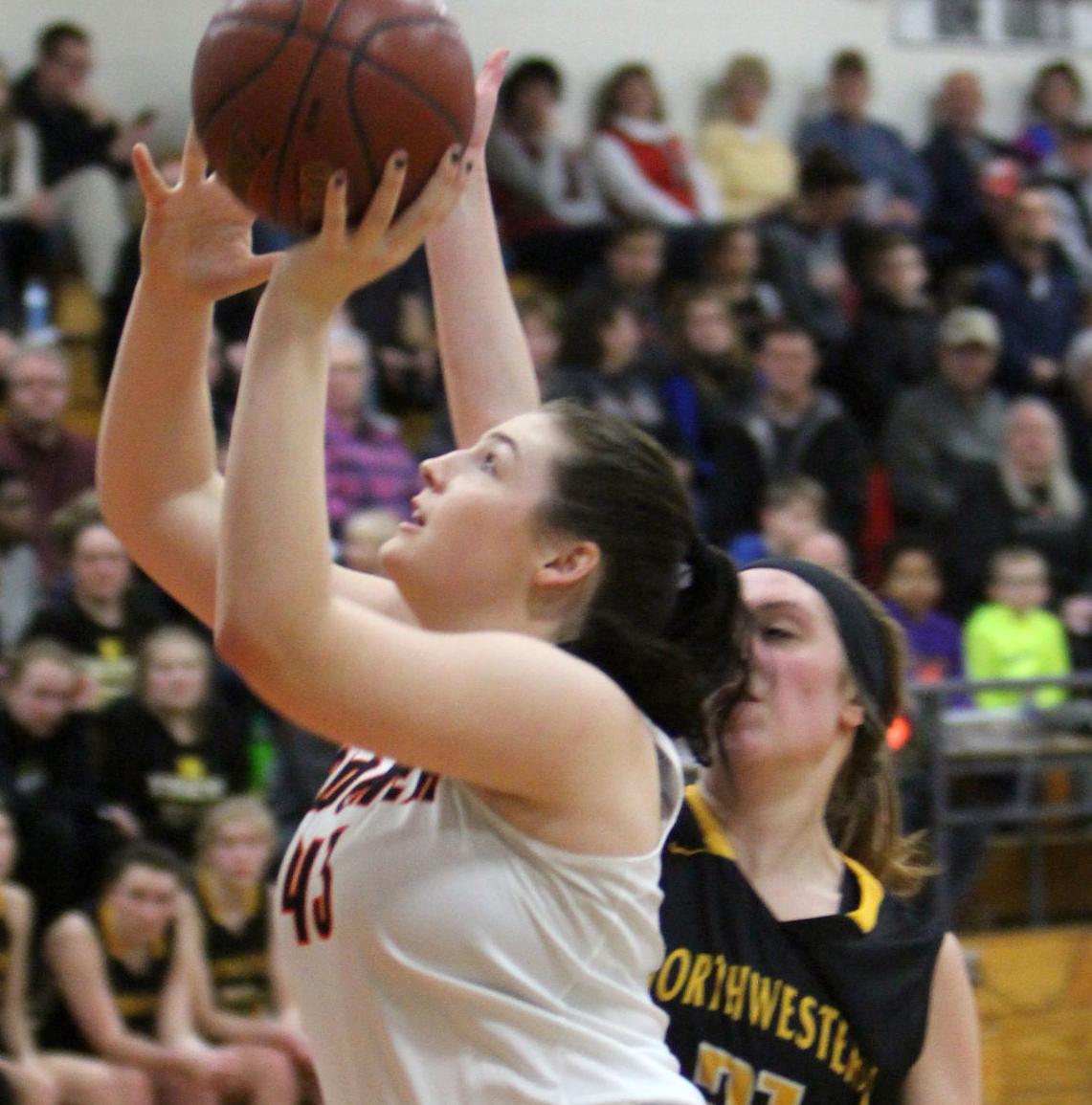Northwestern at Bloomer girls basketball 2-1-19